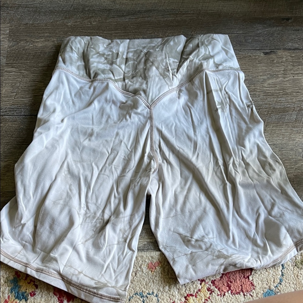 Balance Athletica White Bike Shorts